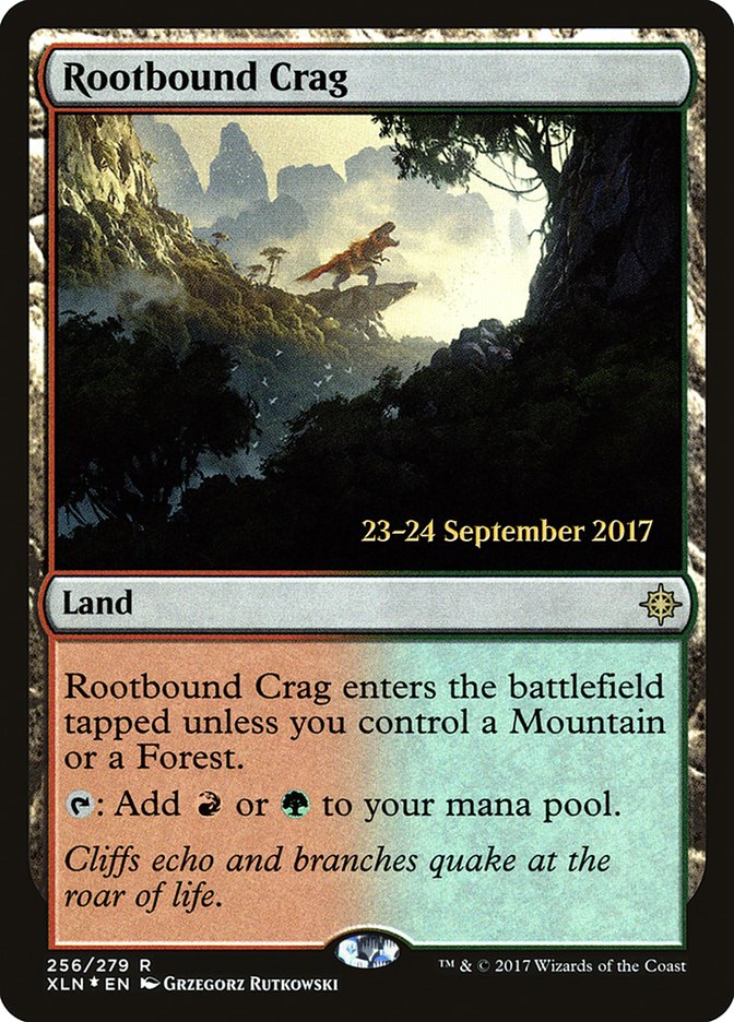 Rootbound Crag [Ixalan Prerelease Promos] | Chromatic Games