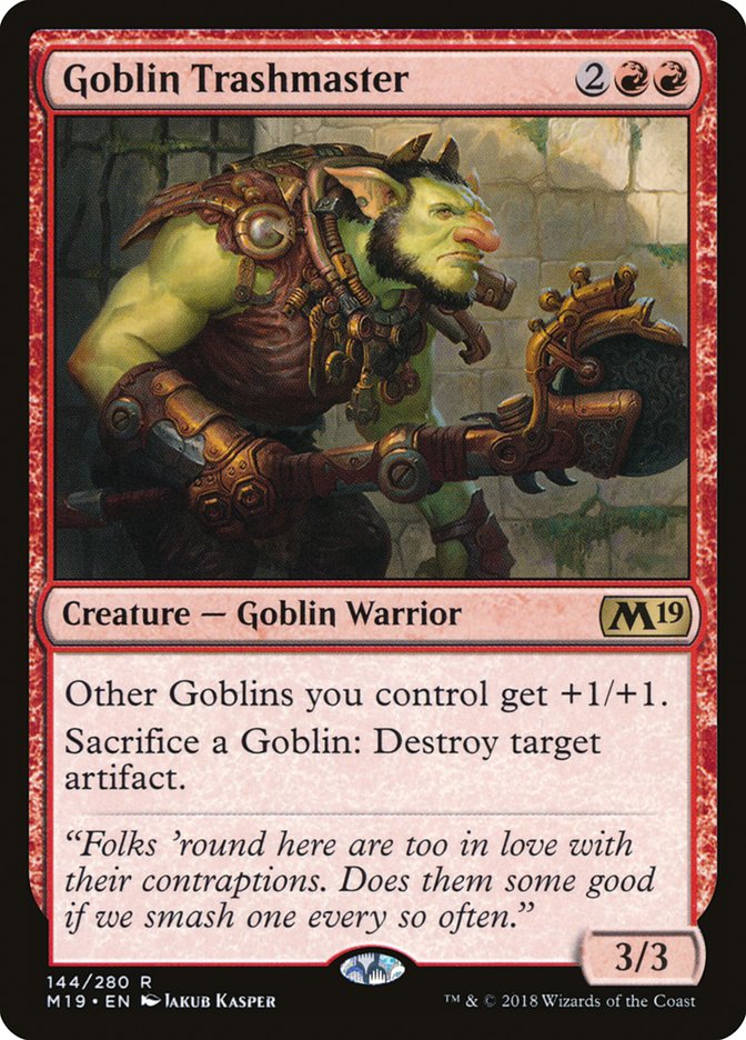 Goblin Trashmaster [Core Set 2019] | Chromatic Games