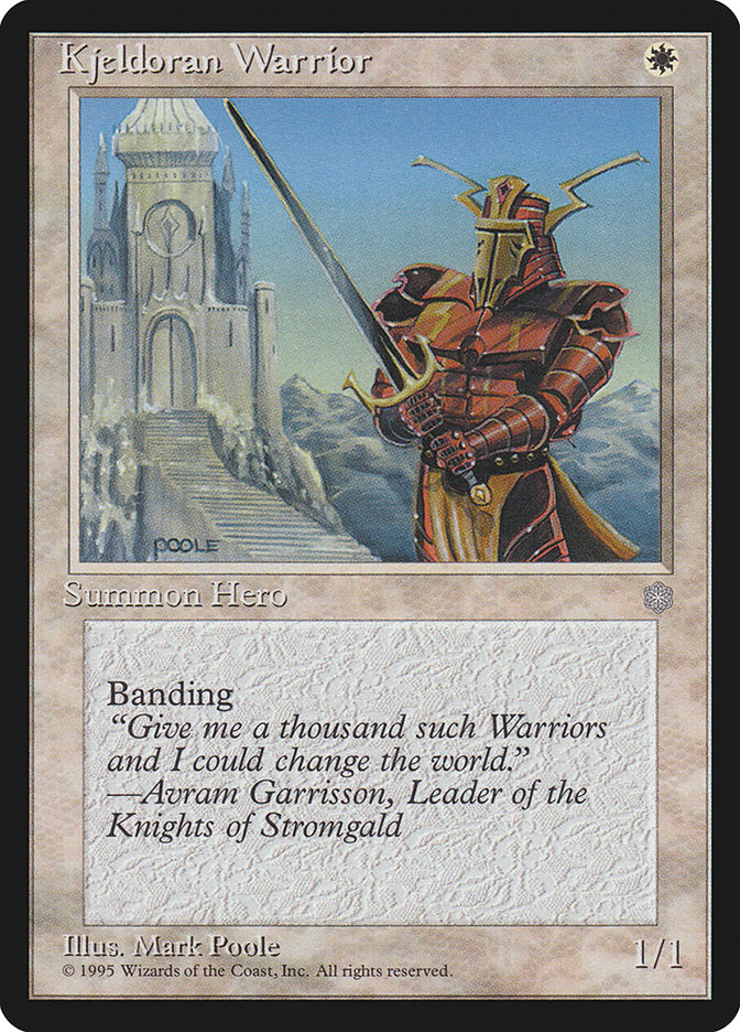 Kjeldoran Warrior [Ice Age] | Chromatic Games