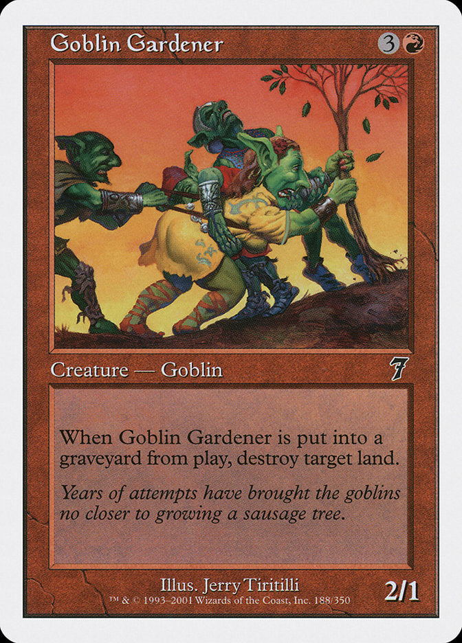 Goblin Gardener [Seventh Edition] | Chromatic Games