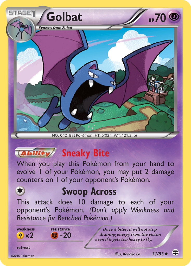 Golbat (31/83) [XY: Generations] | Chromatic Games