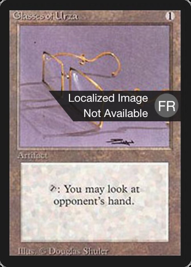 Glasses of Urza [Foreign Black Border] | Chromatic Games