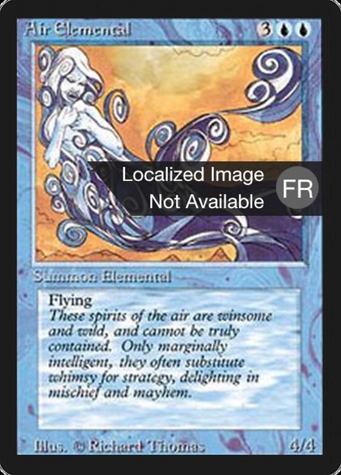 Air Elemental [Foreign Black Border] | Chromatic Games