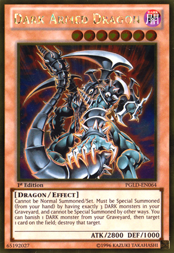 Dark Armed Dragon [PGLD-EN064] Gold Rare | Chromatic Games