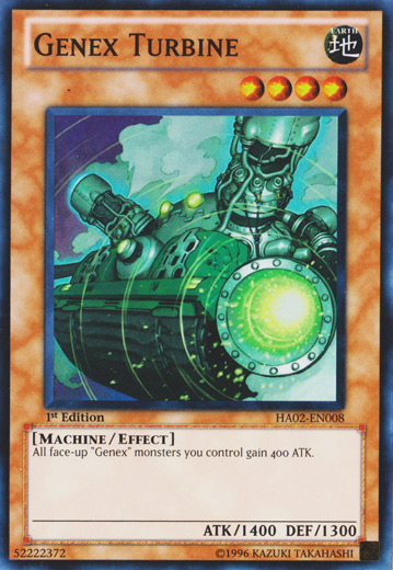 Genex Turbine [HA02-EN008] Super Rare | Chromatic Games