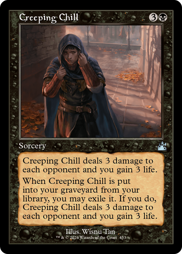 Creeping Chill (Retro Frame) [Ravnica Remastered] | Chromatic Games