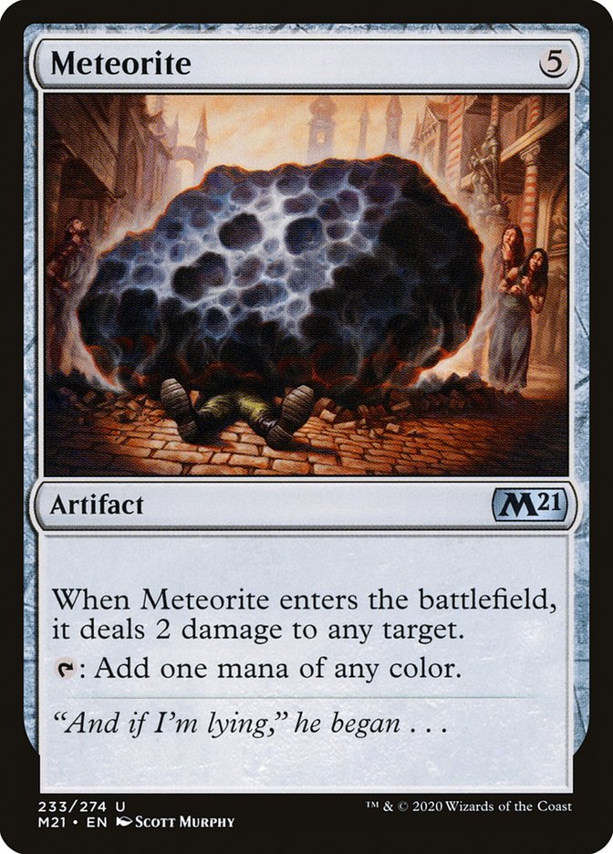 Meteorite [Core Set 2021] | Chromatic Games