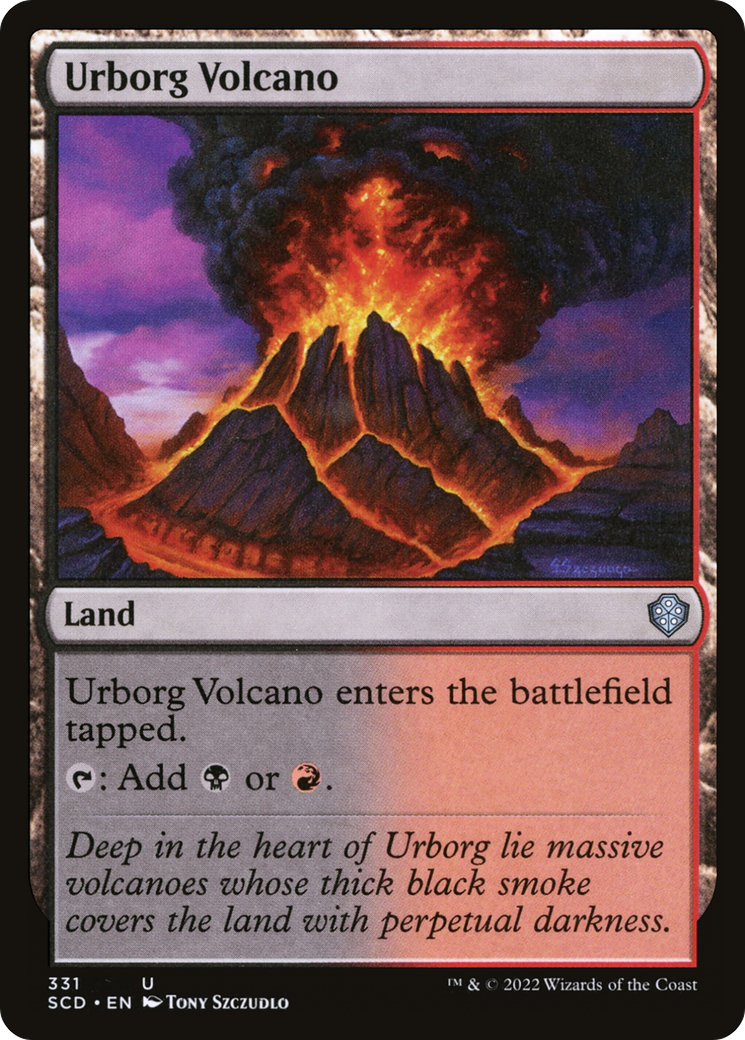 Urborg Volcano [Starter Commander Decks] | Chromatic Games