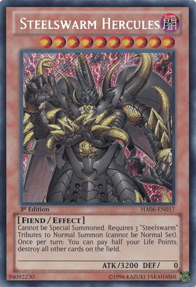 Steelswarm Hercules [HA06-EN017] Secret Rare | Chromatic Games