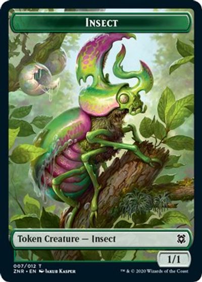 Beast // Insect Double-Sided Token [Challenger Decks 2021 Tokens] | Chromatic Games