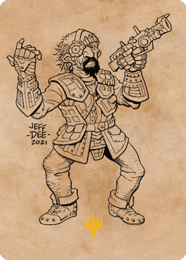 Jan Jansen, Chaos Crafter Art Card (Gold-Stamped) [Commander Legends: Battle for Baldur's Gate Art Series] | Chromatic Games