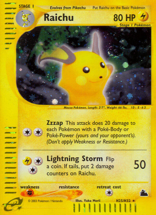 Raichu [Skyridge] | Chromatic Games