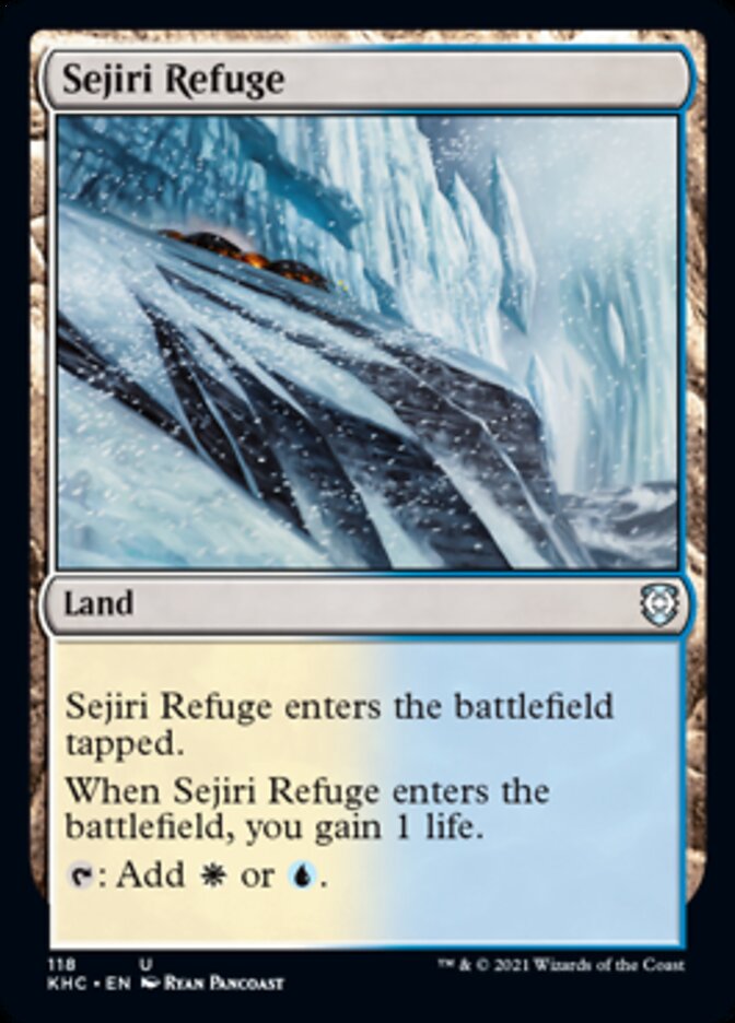 Sejiri Refuge [Kaldheim Commander] | Chromatic Games