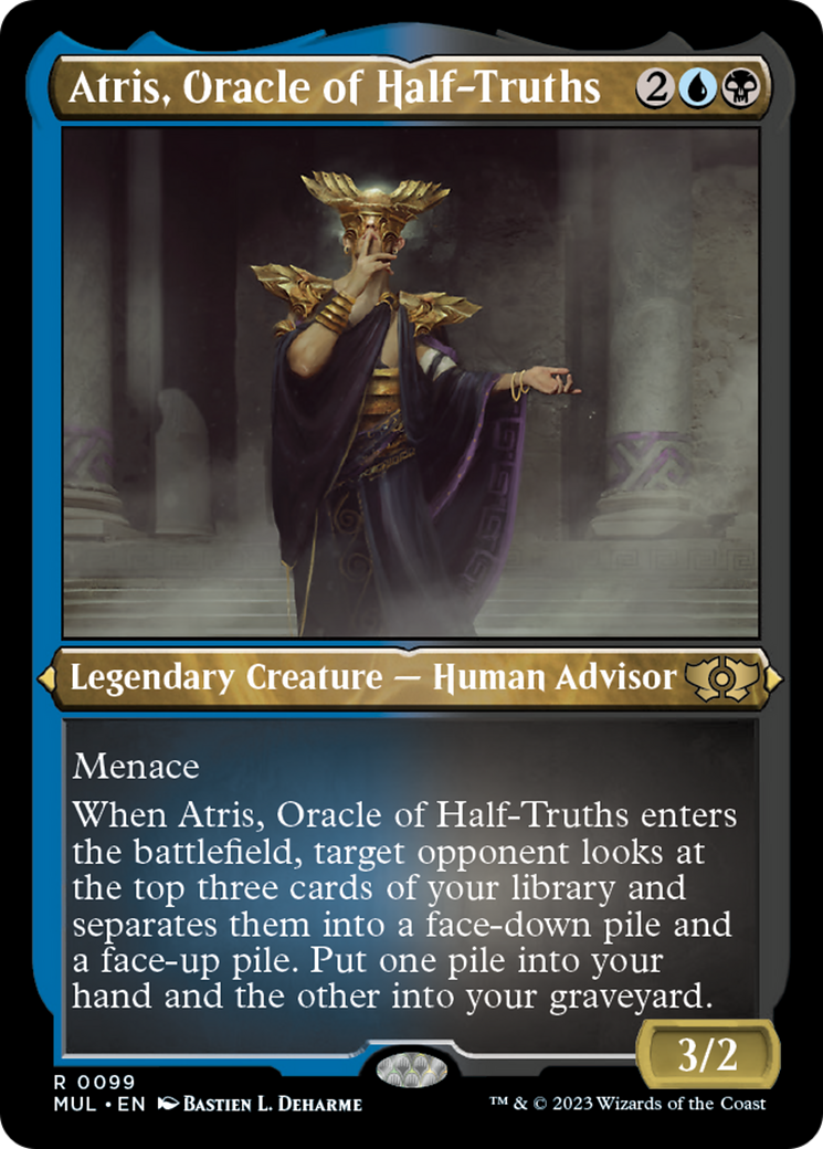 Atris, Oracle of Half-Truths (Foil Etched) [Multiverse Legends] | Chromatic Games