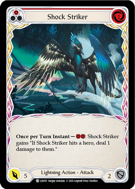 Shock Striker (Red) [LXI015] (Tales of Aria Lexi Blitz Deck)  1st Edition Normal | Chromatic Games