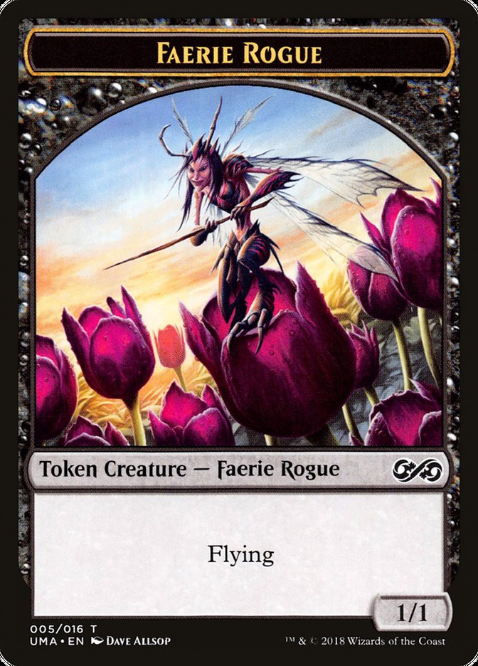 Faerie Rogue Token [Ultimate Masters Tokens] | Chromatic Games