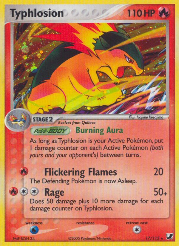 Typhlosion (EX Unseen Forces) [Theme Deck Exclusives] | Chromatic Games