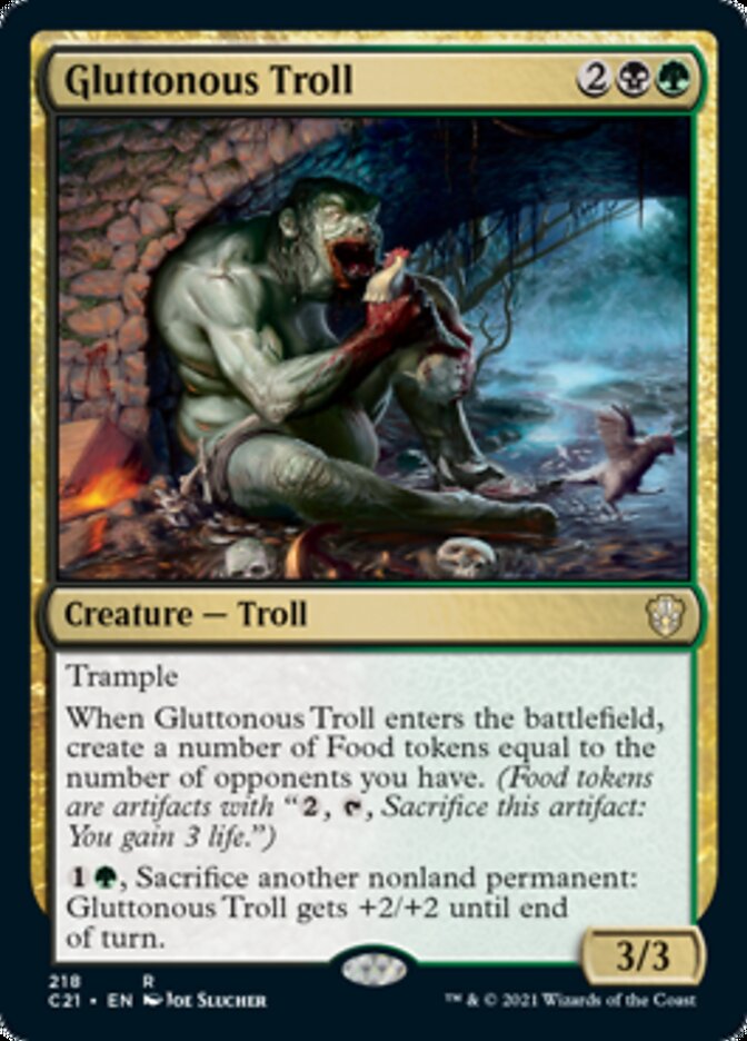 Gluttonous Troll [Commander 2021] | Chromatic Games