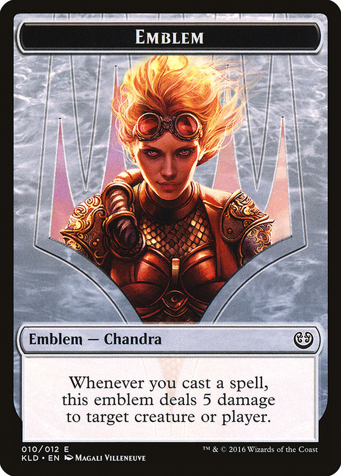 Chandra, Torch of Defiance Emblem [Kaladesh Tokens] | Chromatic Games