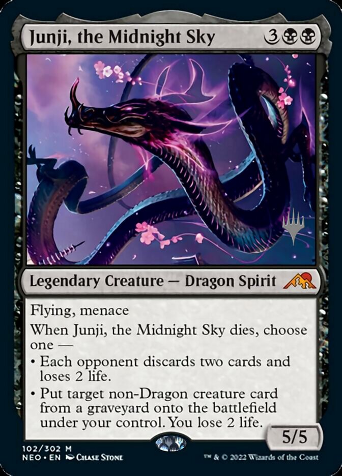 Junji, the Midnight Sky (Promo Pack) [Kamigawa: Neon Dynasty Promos] | Chromatic Games