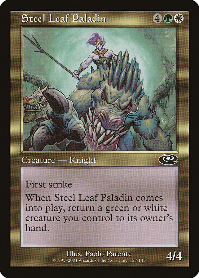 Steel Leaf Paladin [Planeshift] | Chromatic Games