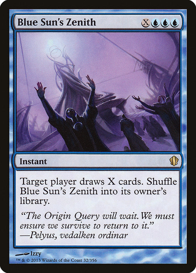 Blue Sun's Zenith [Commander 2013] | Chromatic Games