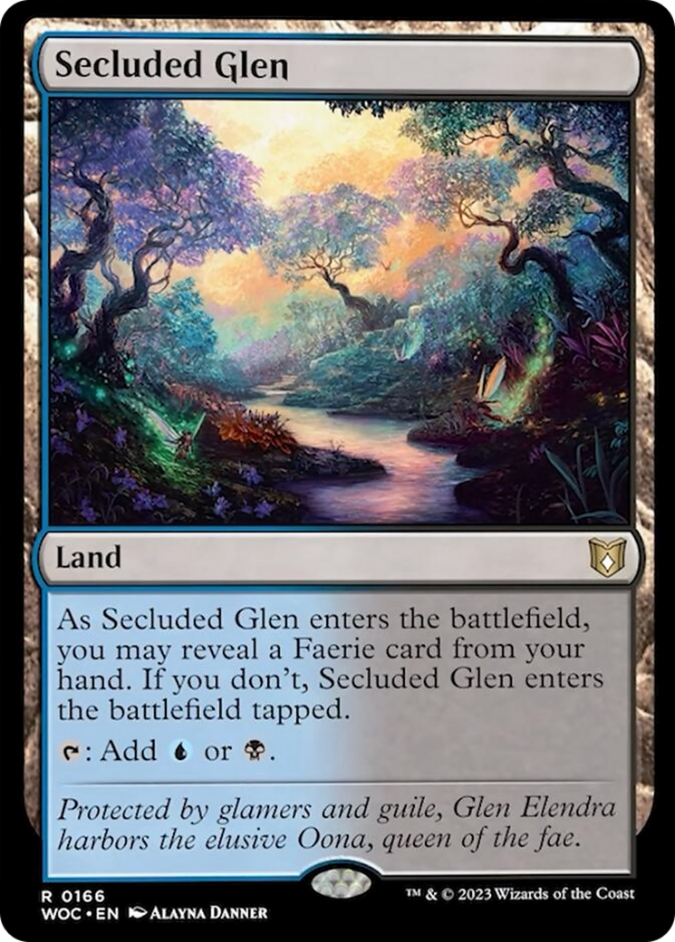 Secluded Glen [Wilds of Eldraine Commander] | Chromatic Games