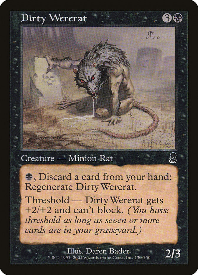 Dirty Wererat [Odyssey] | Chromatic Games