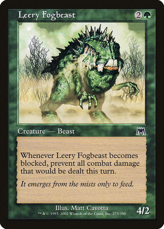 Leery Fogbeast [Onslaught] | Chromatic Games