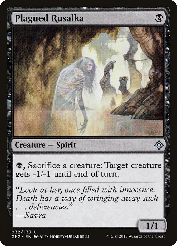 Plagued Rusalka [Ravnica Allegiance Guild Kit] | Chromatic Games