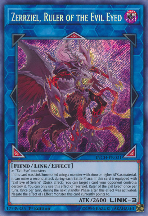 Zerrziel, Ruler of the Evil Eyed [INCH-EN031] Secret Rare | Chromatic Games