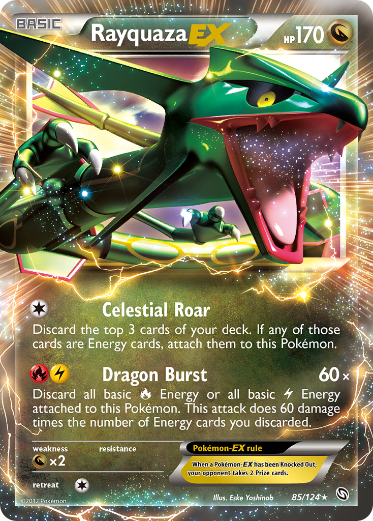 Rayquaza EX [Dragons Exalted] | Chromatic Games