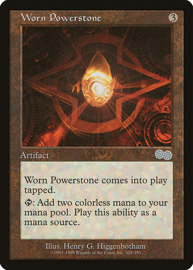 Worn Powerstone [Urza's Saga] | Chromatic Games