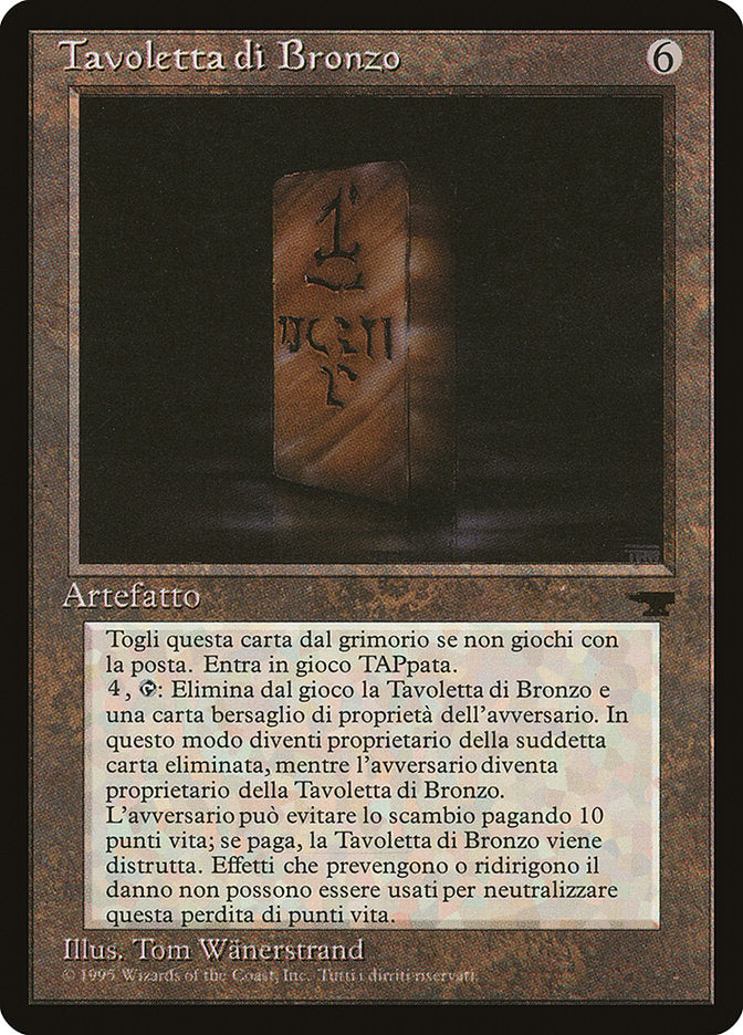 Bronze Tablet (Italian) - "Tavoletta di Bronzo" [Rinascimento] | Chromatic Games