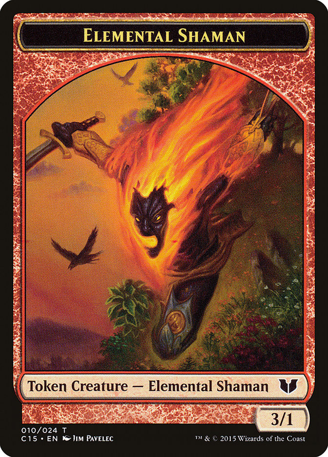 Elemental Shaman Token [Commander 2015 Tokens] | Chromatic Games