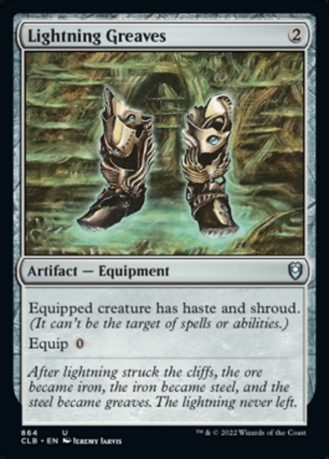 Lightning Greaves [Commander Legends: Battle for Baldur's Gate] | Chromatic Games