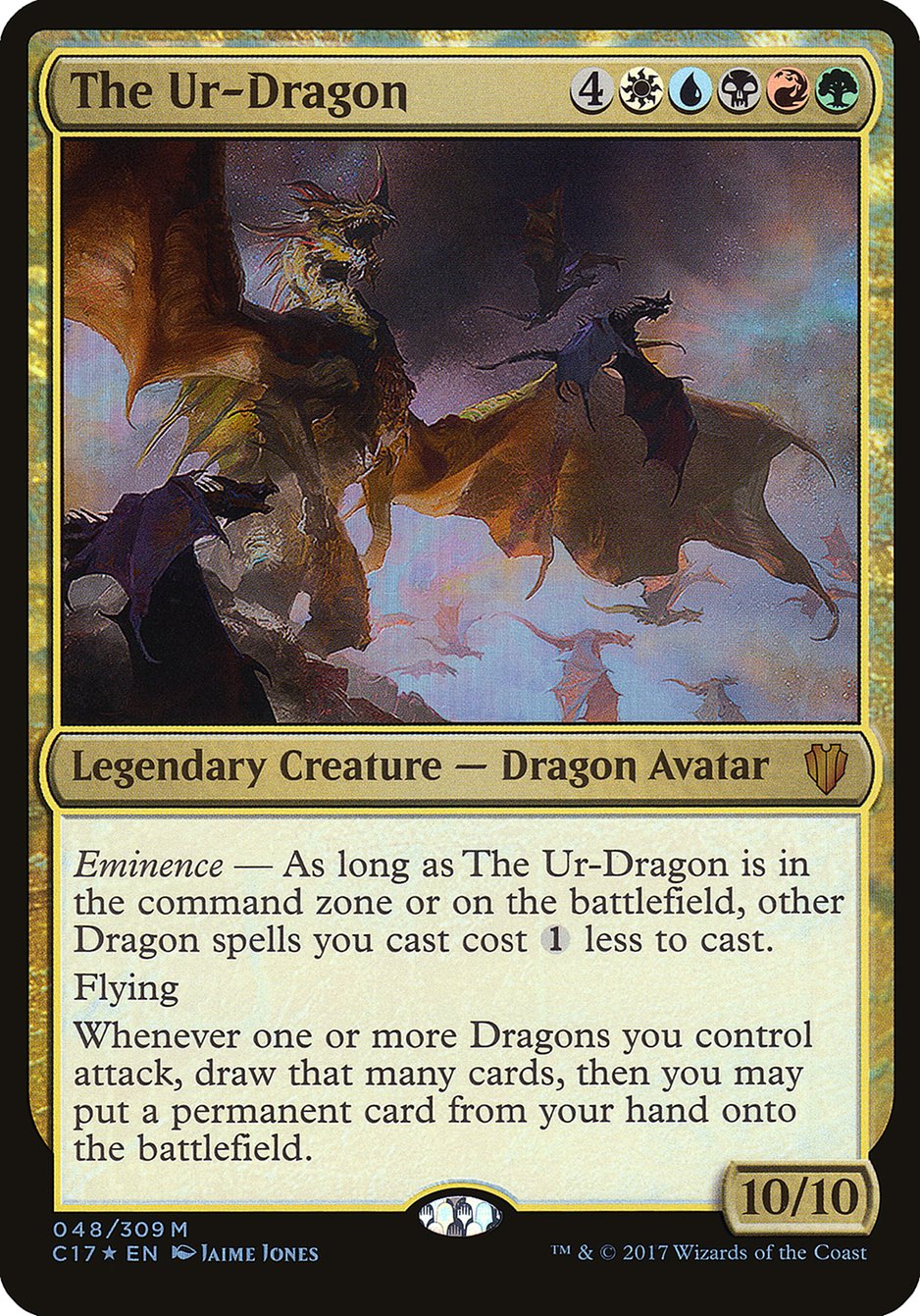 The Ur-Dragon (Oversized) [Commander 2017 Oversized] | Chromatic Games