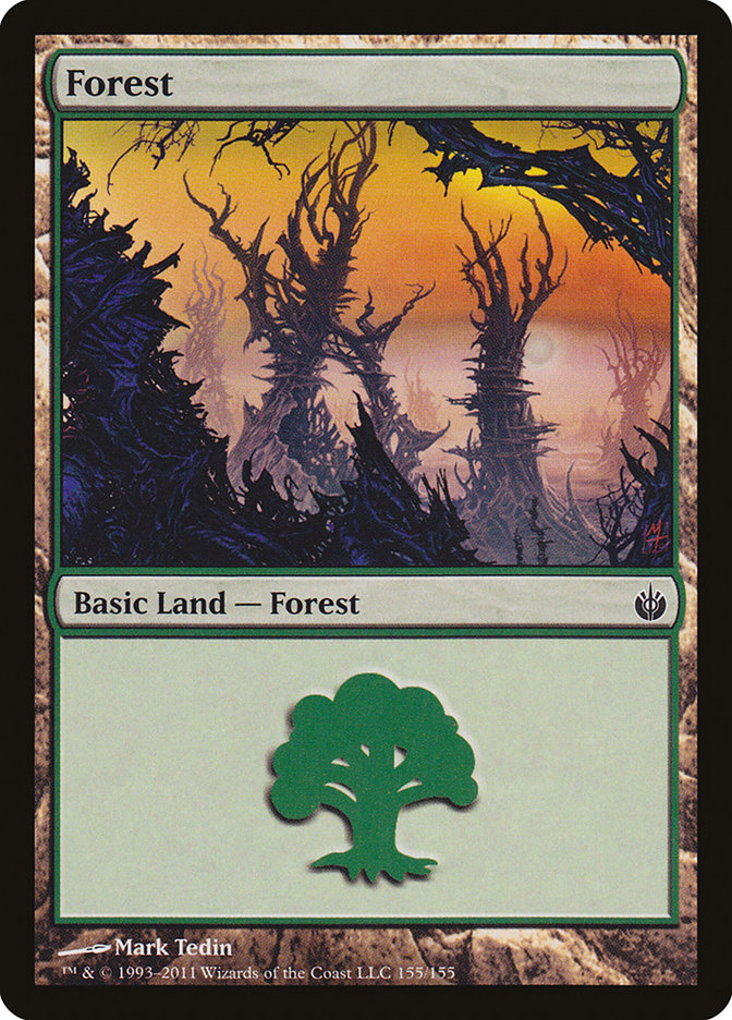 Forest (155) [Mirrodin Besieged] | Chromatic Games