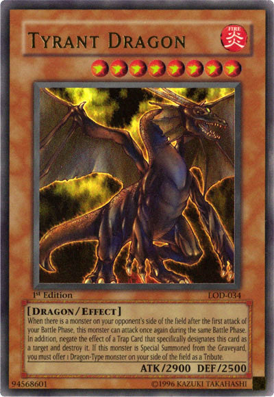 Tyrant Dragon [LOD-034] Ultra Rare | Chromatic Games