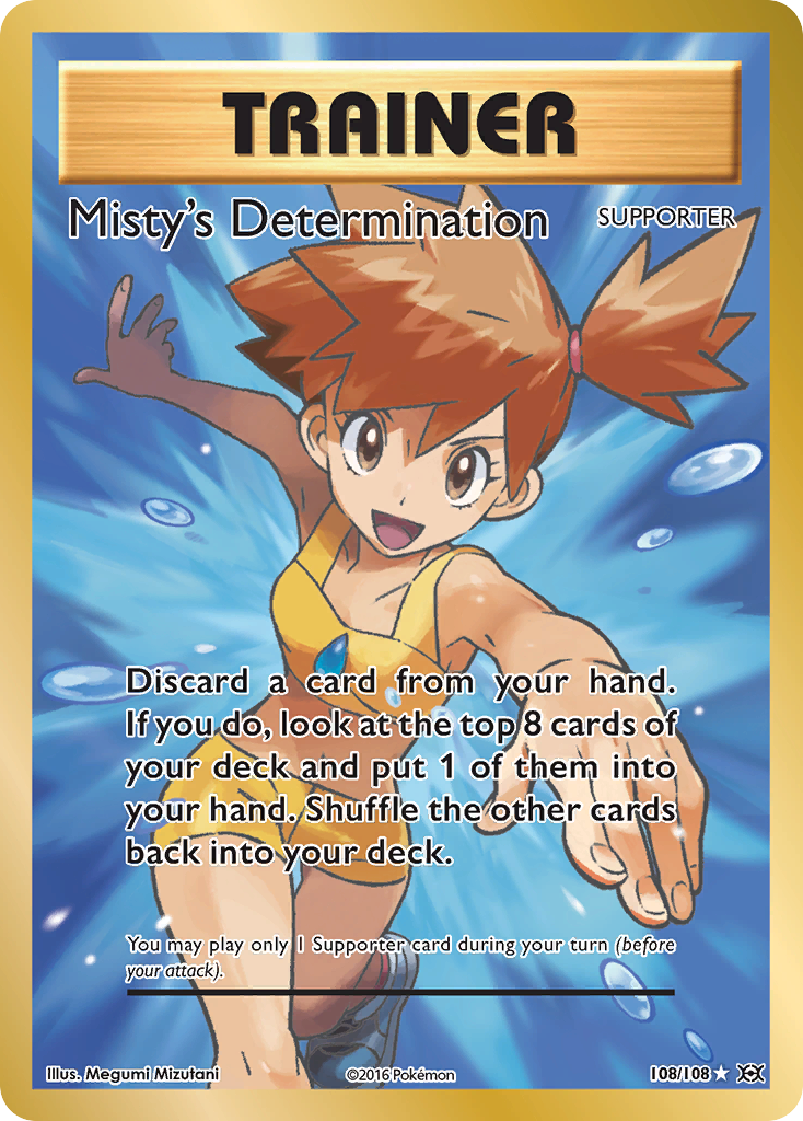 Misty's Determination [Evolutions] | Chromatic Games