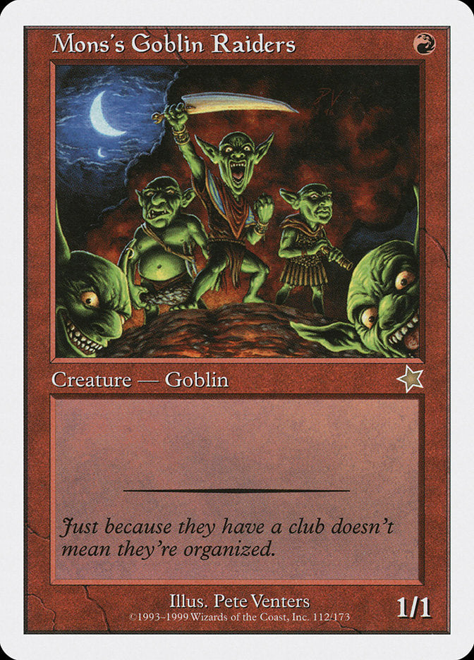 Mons's Goblin Raiders [Starter 1999] | Chromatic Games