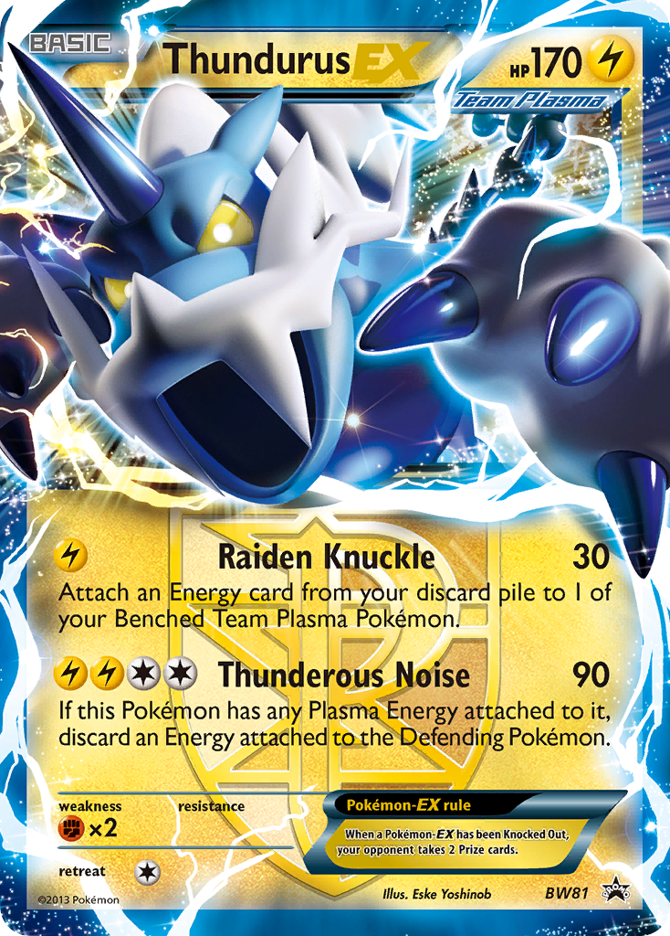 Thundurus EX [BW Black Star Promos] | Chromatic Games