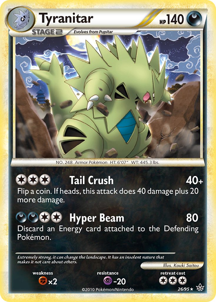 Tyranitar (HGSS Unleashed) [Theme Deck Exclusives] | Chromatic Games