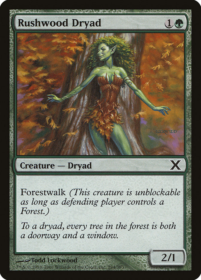 Rushwood Dryad [Tenth Edition] | Chromatic Games