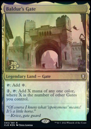 Baldur's Gate [Commander Legends: Battle for Baldur's Gate Prerelease Promos] | Chromatic Games