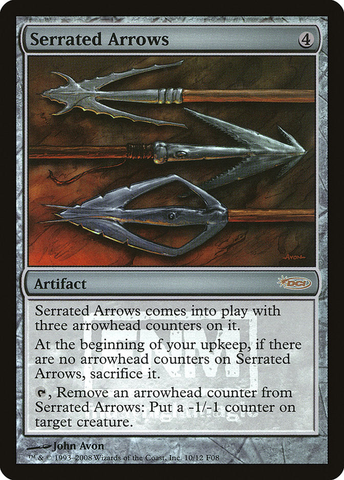 Serrated Arrows [Friday Night Magic 2008] | Chromatic Games