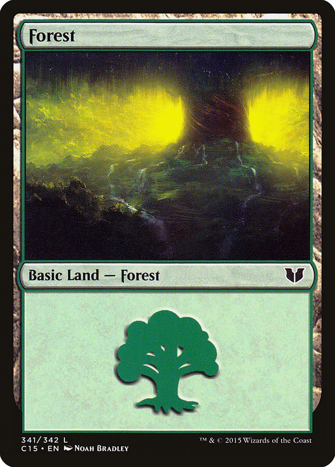 Forest (341) [Commander 2015] | Chromatic Games