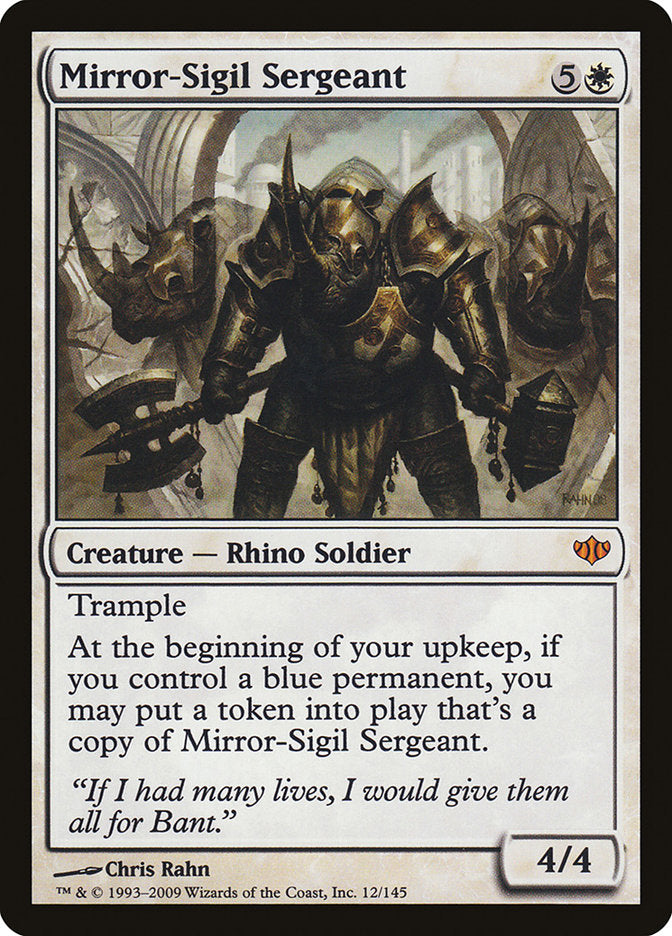 Mirror-Sigil Sergeant [Conflux] | Chromatic Games