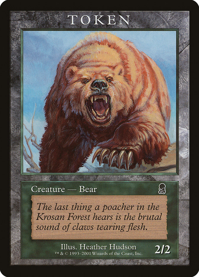 Bear Token [Magic Player Rewards 2001] | Chromatic Games