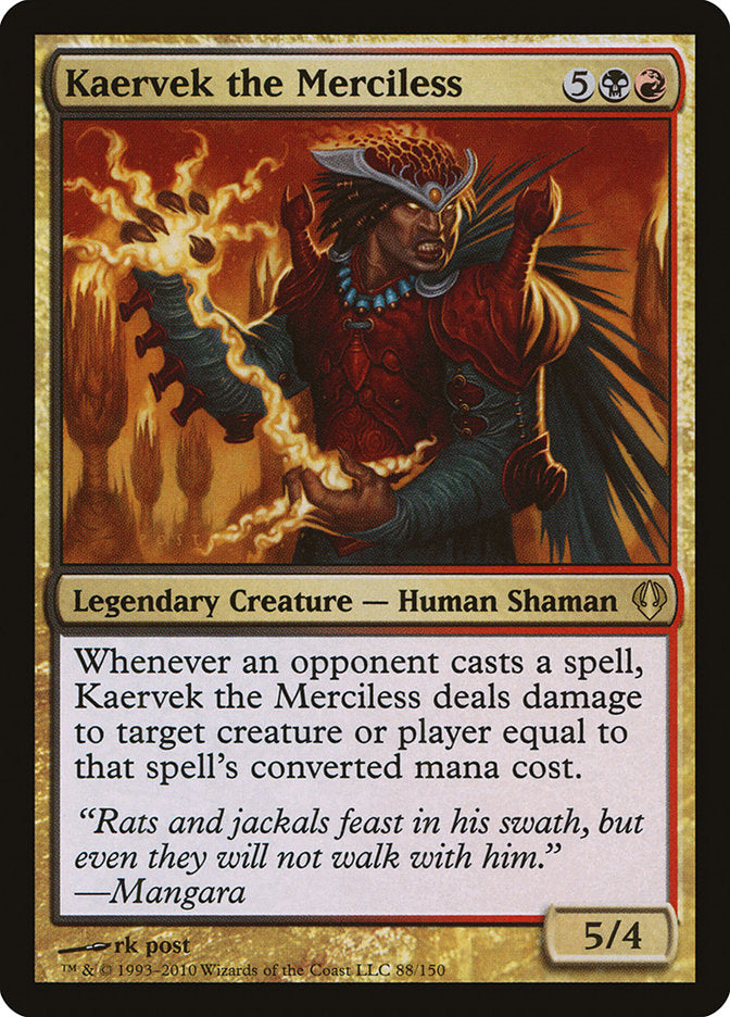 Kaervek the Merciless [Archenemy] | Chromatic Games